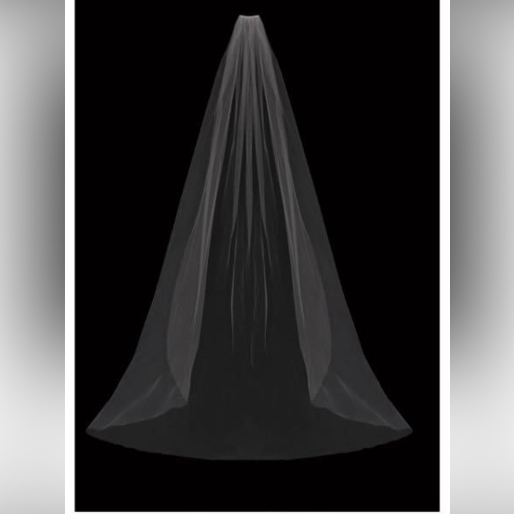 Never worn!! En Vogue Bridal Veil- style V03WC in color White